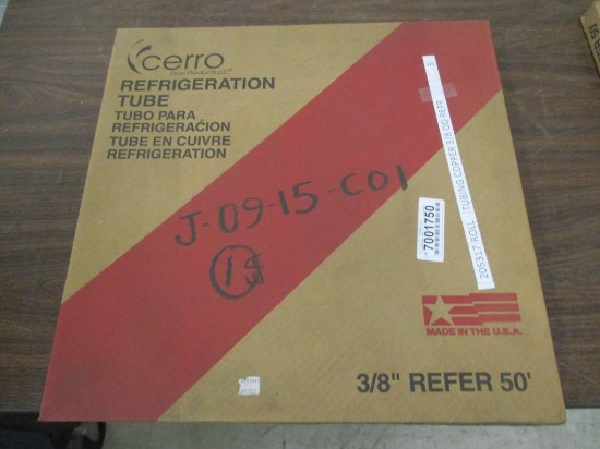 Cerro Copper Refrigeration Tubing, 3/8" x 50'.