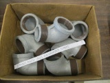 (7) Galvanized Street Ells, 2