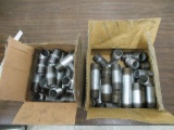 (2) Boxes of Assorted galvanized Nipples, 1