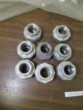 (8) Galvanized Unions, 1