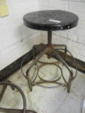 Metal Shop Stool.