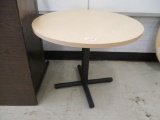 Metal & Wooden Round Table.