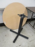 Metal & Wooden Round Table.