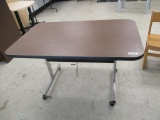 Metal & Wooden Rolling Table.