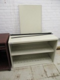 2 Shelf Metal Cabinet.