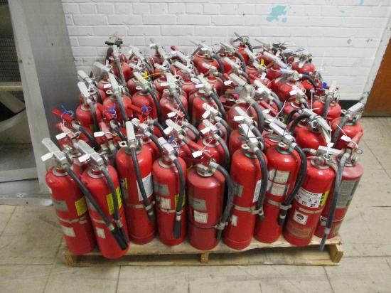 (72) Assorted Fire Extinguishers.