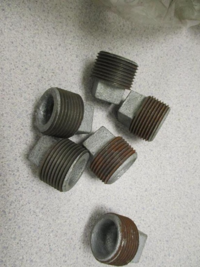 (6) Galvanized Plugs, 1".