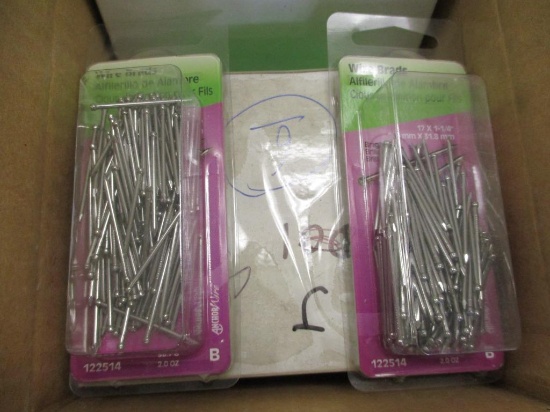 (8) Packs of Wire Brad Nails #17 1 1/4".