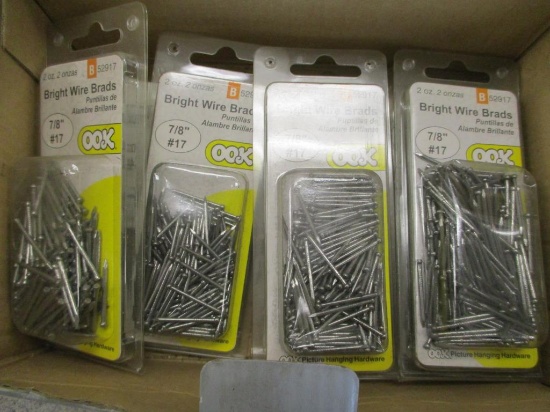 (6) Packs of Wire Brad Nails #17 7/8".