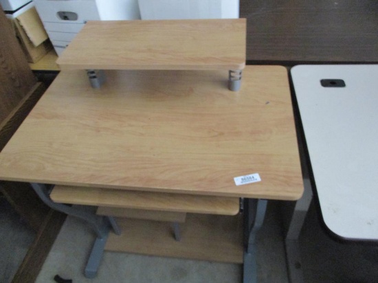 Metal and Wood Desk