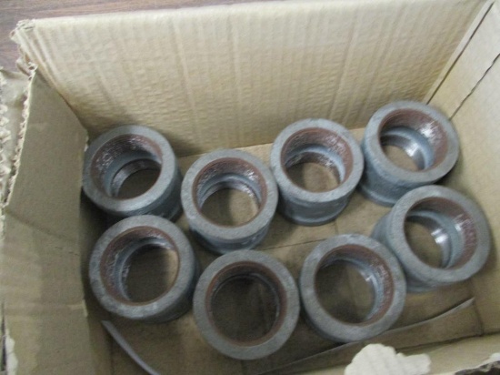 (8) Galvanized Couplings, 1 1/2".