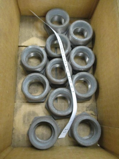 (11) Galvanized Bushings, 1 1/2" to 1".