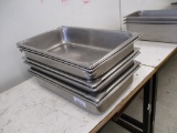 (7) Stainless Steel Steam Table Pans.