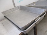 (2) Aluminum Roasting Pans.