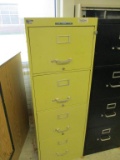 Metal File Cabinet, 4 Drawer Legal.