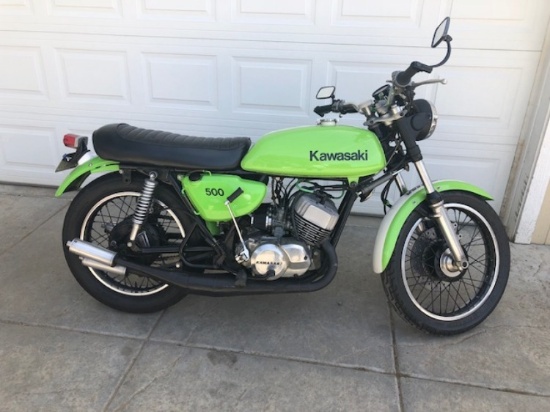 1972 Kawasaki H1 500 Mean Green