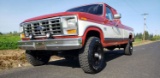 1986 Ford F250 Lariat Club Cab Pickup 4 x 4