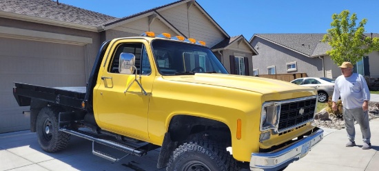 1978 Chevrolet 4x4 Flatbed Truck