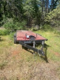 2019 Flatbed Trailer with Snowcat lot 429-NOT FOR SEPERATE BID