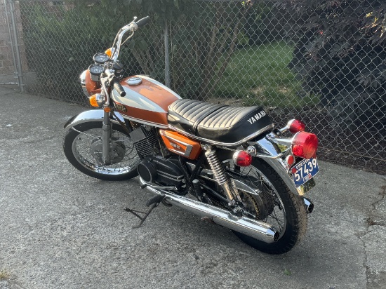 1971 Yamaha R5B motorcycle