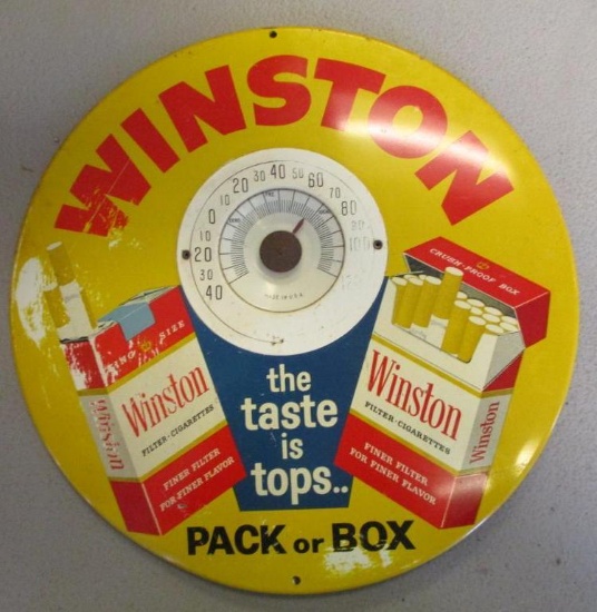 WINSTON ADVERTISING THERMOMETER