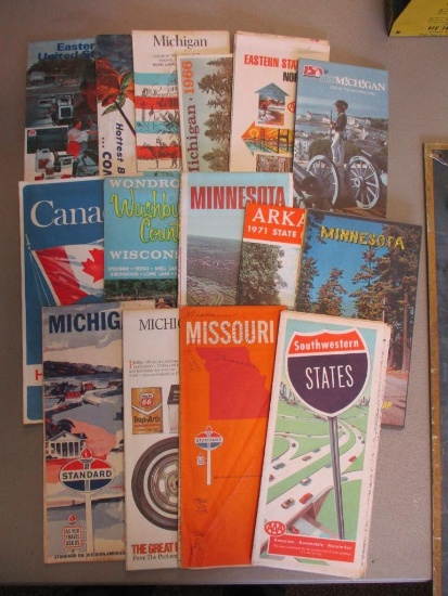 ASSORTED ADVERTISING MAPS