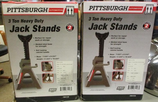 2 PITTSBURGH JACK STANDS