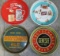 4 ADVERTISING TRAYS