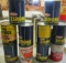 LOT OF 10 ASSORTED AUTO CANS