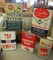 LOT OF 5 ASSORTED AUTOMOBILE CANS