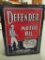 DEFENDER MOTOR OIL CAN