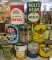 LOT OF 9 ASSORTED CANS