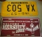 LOT OF 2 LICENSE PLATES...
