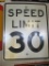 SPEED LIMIT SIGN