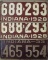 LOT OF 3 INDIANA LICENSE PLATES