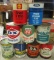 LOT OF 9 AUTOMOTIVE CANS