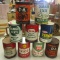 LOT OF 9 AUTOMOTIVE CANS