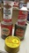 LOT OF 5 AUTOMOTIVE CANS