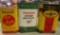 LOT OF 3 AUTOMOTIVE CANS