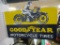 GOODYEAR MOTORCYCLE TIRES FLANGE SIGN