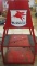 MOBILOIL OIL RACK DISPLAY WITH HINGED CAP COVERS