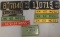 9 COLLECTIBLE LICENSE PLATES