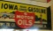IOWA GASOLINE FLANGE SIGN