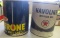 2 COLLECTIBLE CANS