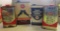 4 COLLECTIBLE CANS