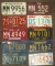 10 COLLECTIBLE LICENSE PLATES