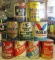 9 COLLECTIBLE CANS