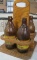 PENZOIL GLASS MOTOR OIL HOLDER