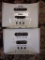 LOT OF 2 GAS PUMP FACES