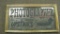 HAND PAINTED SIGN ON GLASS WINDOW
